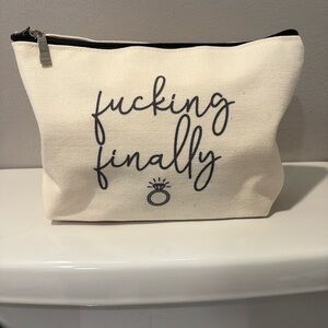 NEW fiancé make up pouch